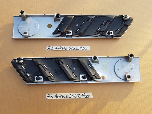 BMW Z3 Lufteinlass Kiâemen Ziergitter Motorhaube Arktis Silber RECHTS + LINKS – Bild 4