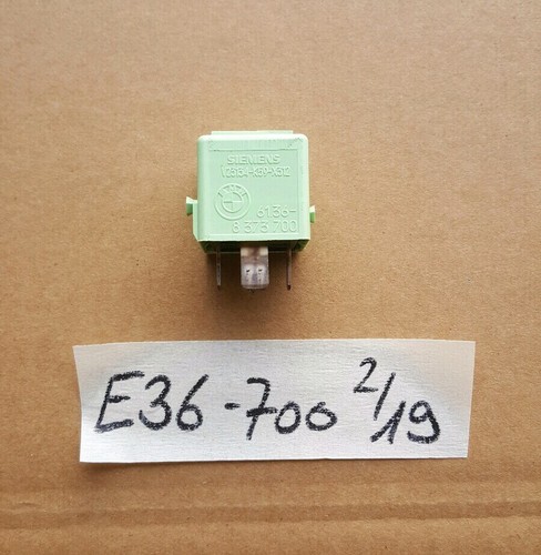 BMW E21 E28 E30 E36 E46 Z1 Z3 F30 F31 F10 Relais Schliesser grün 8373700 – Bild 1
