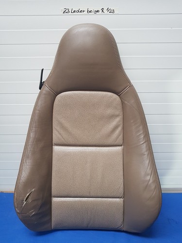 BMW Z3 Beifahrer Sitz Oberteil Leder beige Rücken Lehne Polster Reparatur Teil – Bild 1