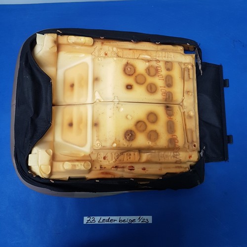 BMW Z3 Fahrer Sitz Unterteil Leder beige Sitzkissen Polster Teil + Bezug LINKS – Bild 8