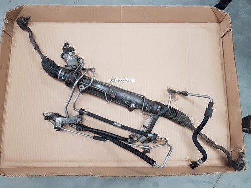 BMW X3 E83 englisches Servo Lenkgetriebe + Leitung steering rack gear ABHOLUNG – Bild 1