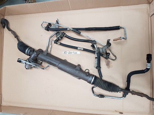 BMW X3 E83 englisches Servo Lenkgetriebe + Leitung steering rack gear ABHOLUNG – Bild 2