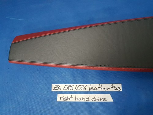 BMW Z4 leather cockpit trim Armaturenbrett Verkleidung Leder right hand drive – Bild 2