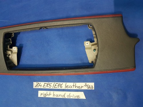 BMW Z4 leather cockpit trim Armaturenbrett Verkleidung Leder right hand drive – Bild 3