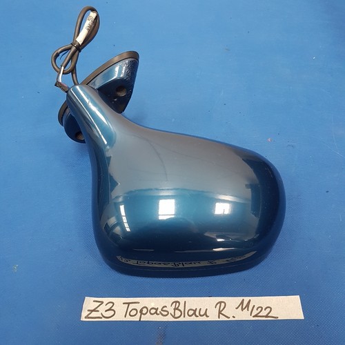 BMW Z3 Roadster Coupe Seiten Außen Spiegel Gehäuse Glas Motor RECHTS Topas Blau – Bild 4