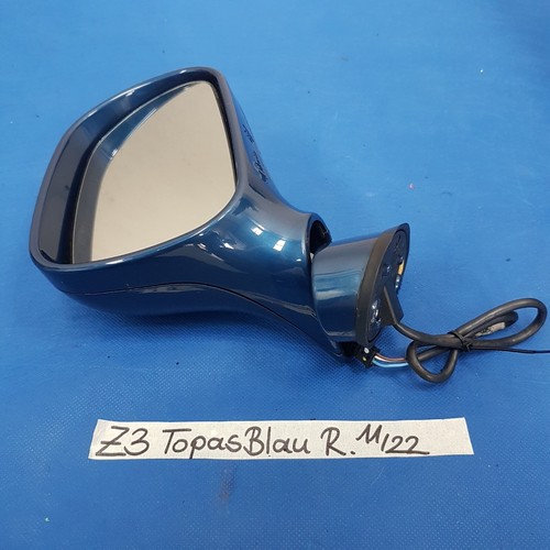 BMW Z3 Roadster Coupe Seiten Außen Spiegel Gehäuse Glas Motor RECHTS Topas Blau – Bild 7
