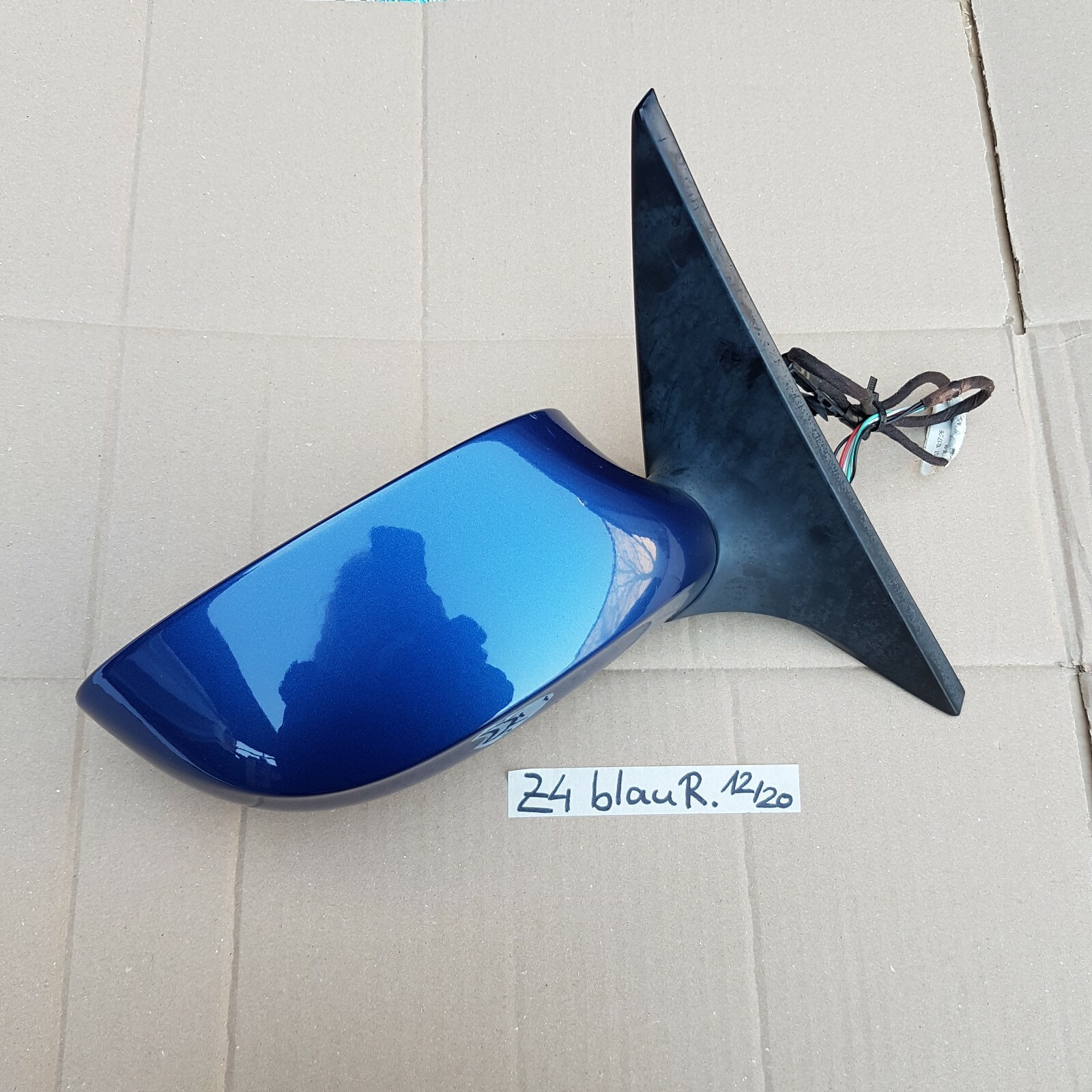 BMW Z4 E85 E86 Seiten Außen Spiegel rechts  Montego blau metallic A51 – Bild 2