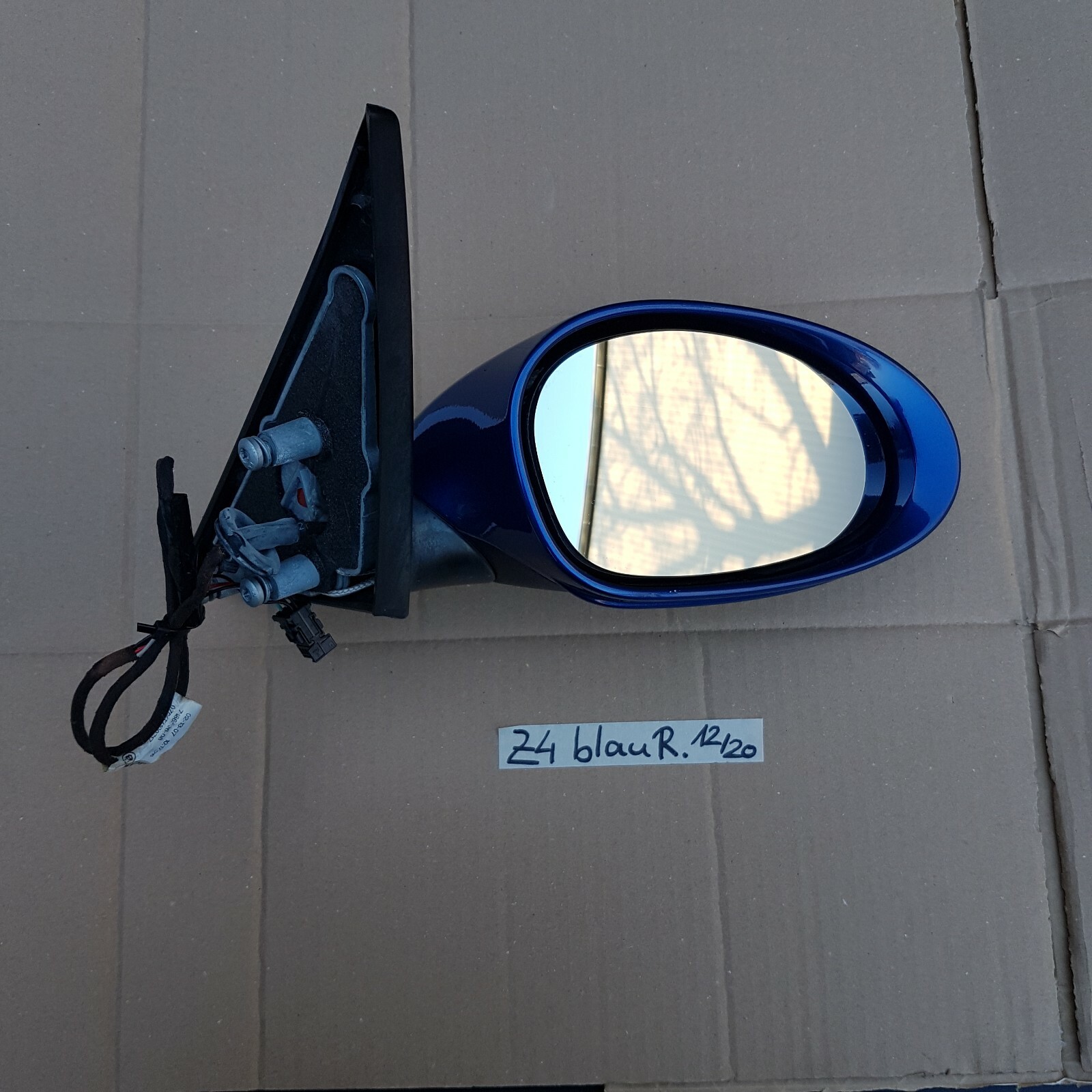 BMW Z4 E85 E86 Seiten Außen Spiegel rechts  Montego blau metallic A51 – Bild 4