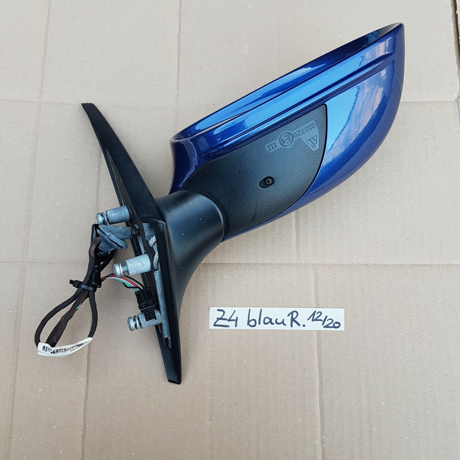 BMW Z4 E85 E86 Seiten Außen Spiegel rechts  Montego blau metallic A51 – Bild 5