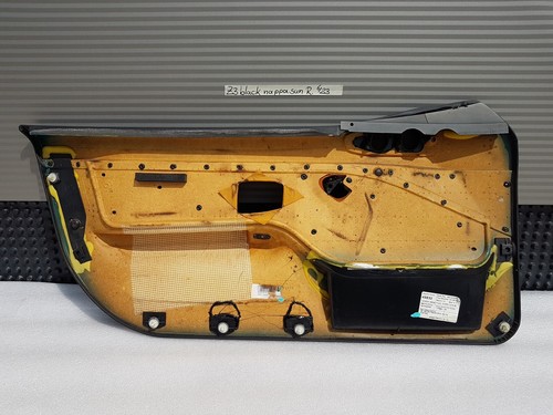 BMW Z3 Roadster Tür Verkleidung Türtafel Leder schwarz gelb nappa sun mit Griff – Bild 14