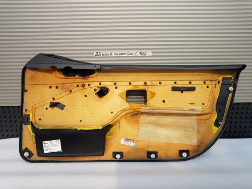 BMW Z3 Roadster Tür Verkleidung Türtafel Leder schwarz gelb nappa sun mit Griff – Bild 5