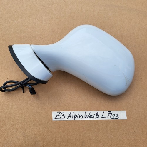 BMW Z3 Roadster Coupe Seiten Außen Spiegel LINKS weiss RHD – Bild 1