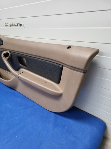 BMW Z3 Roadster Tür Verkleidung schwarz beige Türtafel Tür Pappe RECHTS + Griff – Bild 4