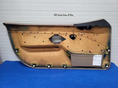 BMW Z3 Roadster Tür Verkleidung schwarz beige Türtafel Tür Pappe RECHTS + Griff – Bild 8