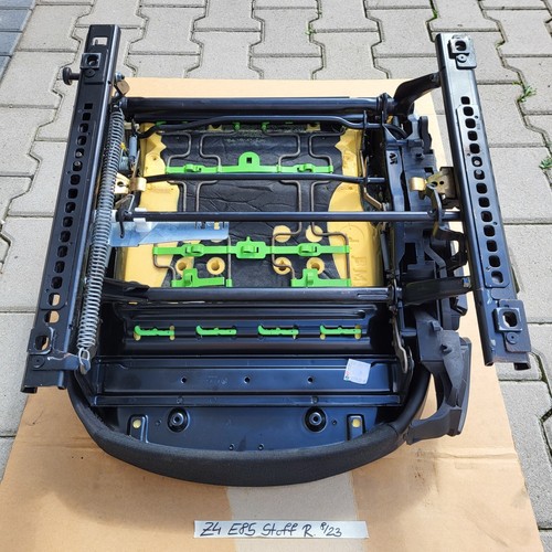 BMW Z4 E85 Beifahrer Sitz Unterteil Stoff Anthrazit + Gestell Schiene Manuell – Bild 5