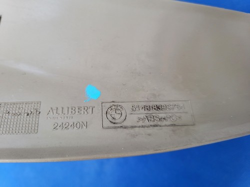 BMW Z3 Roadster Staufach Verkleidung RECHTS Abdeckung beige 8398764 – Bild 6