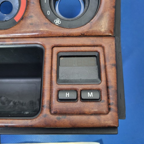 BMW Z3 Roadster Mittelkonsole Klima Blende Holz Optik 8410710 + Digital Uhr – Bild 2