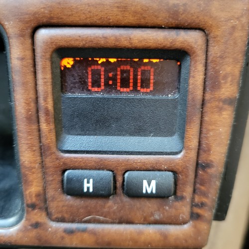 BMW Z3 Roadster Mittelkonsole Klima Blende Holz Optik 8410710 + Digital Uhr – Bild 7