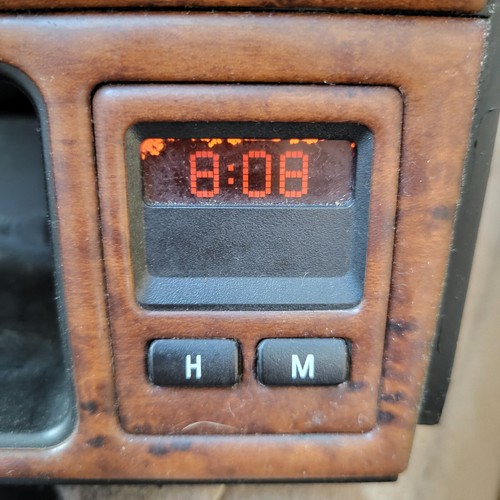 BMW Z3 Roadster Mittelkonsole Klima Blende Holz Optik 8410710 + Digital Uhr – Bild 8