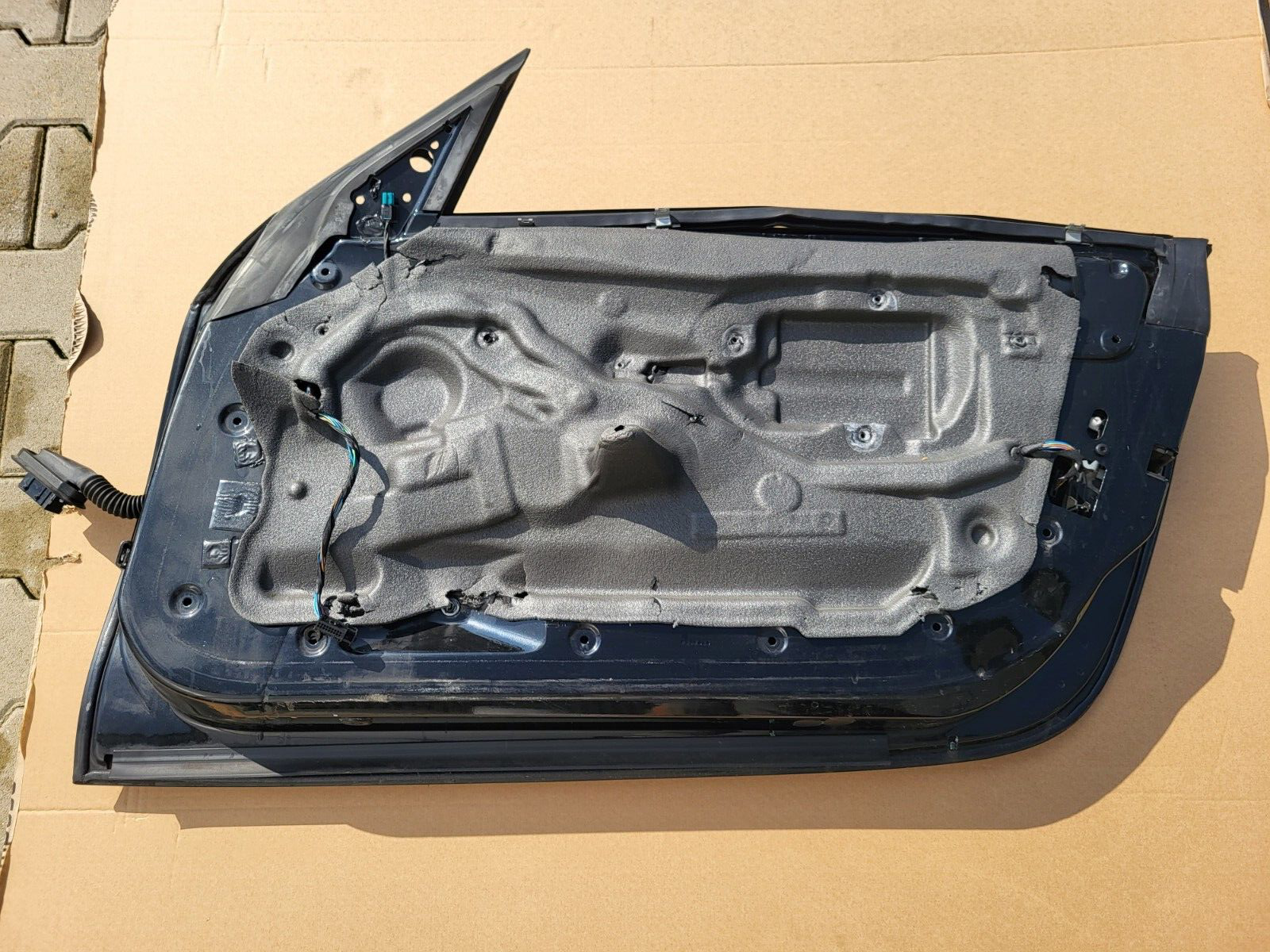 BMW Z4 E85 E86 Beifahrer Tür RECHTS saphir schwarz 475 mini Dellen ABHOLUNG