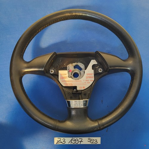 BMW E36 und Z3 Lenkrad 1093354 Leder Lenker + Fahrer Airbagmodul – Bild 2
