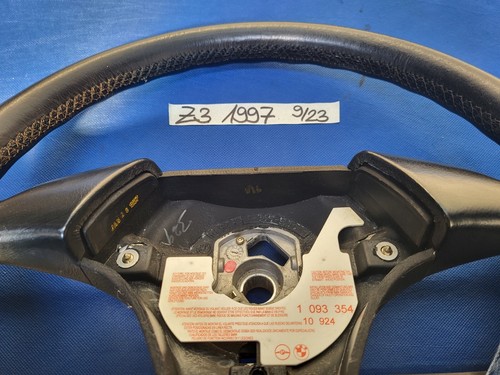 BMW E36 und Z3 Lenkrad 1093354 Leder Lenker + Fahrer Airbagmodul – Bild 5