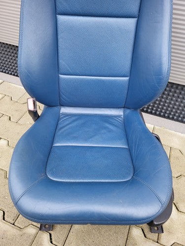 BMW Z3 Roadster Fahrer Sitz Leder blau OHNE  Sitzheizung ABHOLUNG – Bild 5