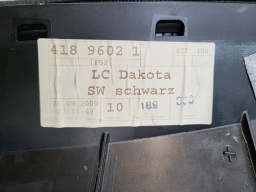 BMW E92 Coupe Rückbank Oberteil LINKS Leder schwarz Rücksitz Lehne ABHOLUNG – Bild 6