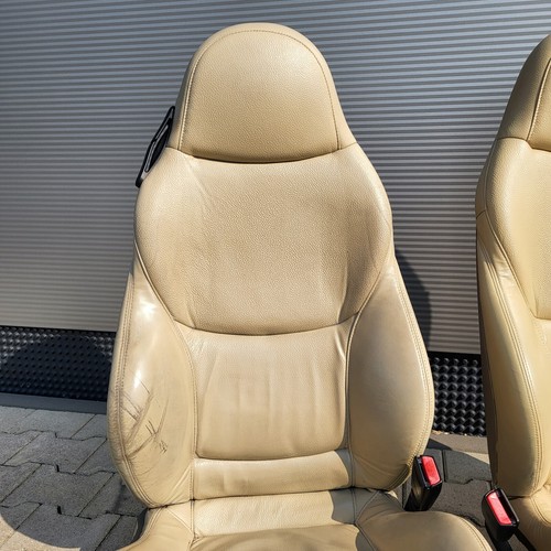 BMW Z3 Roadster Fahrer +  Beifahrer Sport Sitz Leder beige Sitzheizung ABHOLUNG – Bild 11