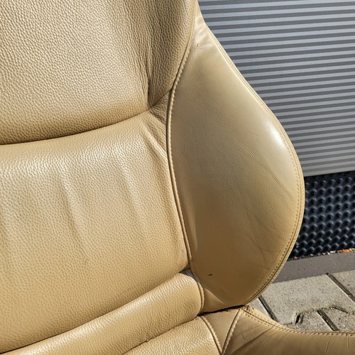 BMW Z3 Roadster Fahrer +  Beifahrer Sport Sitz Leder beige Sitzheizung ABHOLUNG – Bild 8
