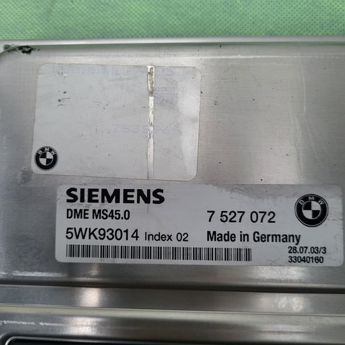 BMW Z4 E85 Motor Steuergerät 7527072 EWS Modul Zündschloss Schlüssel 2,5i  M54 – Bild 2