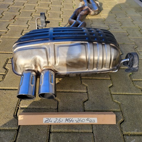 BMW Z4 E85 Auspuff 2,5i Endschalldämpfer 7520240 Katalysator 7516737 ABHOLUNG – Bild 6