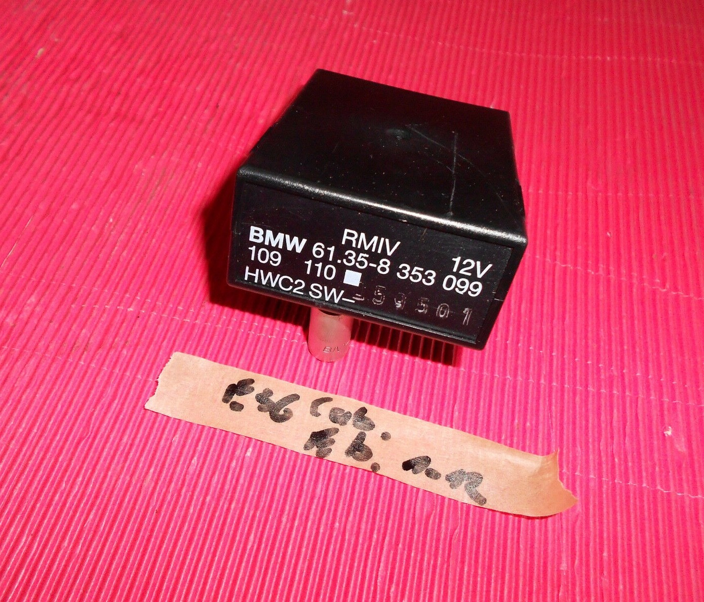 BMW E36  3er RMIV  Relais Modul 4 Steuergerät Fensterheber hinten Modul 8353099 – Bild 1