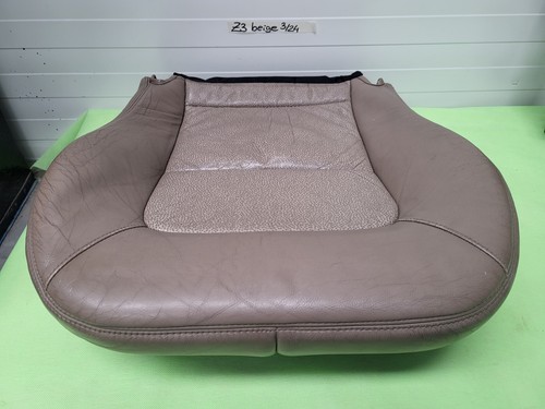 BMW Z3 Fahrer Sitz Unterteil Leder Oregon beige Sitzfläche Kissen Polster LINKS – Bild 1