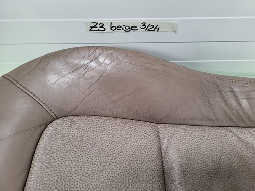 BMW Z3 Fahrer Sitz Unterteil Leder Oregon beige Sitzfläche Kissen Polster LINKS – Bild 5