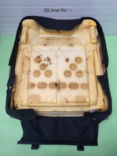 BMW Z3 Fahrer Sitz Unterteil Leder Oregon beige Sitzfläche Kissen Polster LINKS – Bild 7