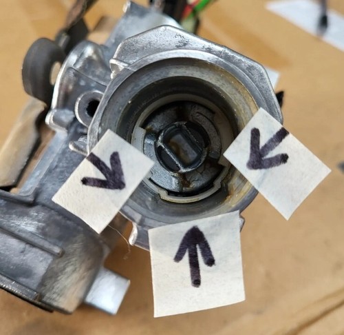 BMW E36 + Z3 Zündschloss mit Lenksäule Lenkschloss 1095812 Zündanlass Schalter – Bild 6