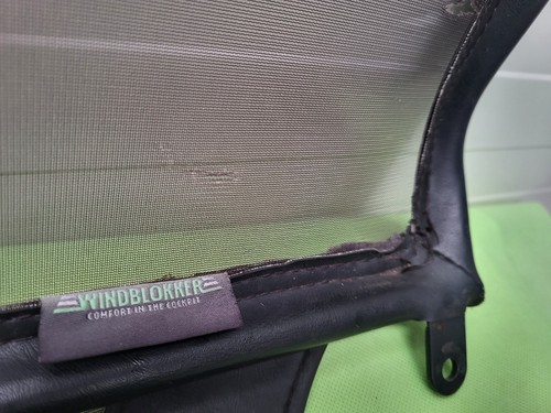 BMW Z3 Roadster Windschott Windschutz Abweiser Wind Stop Netz Löcher ! + Rahmen – Bild 7