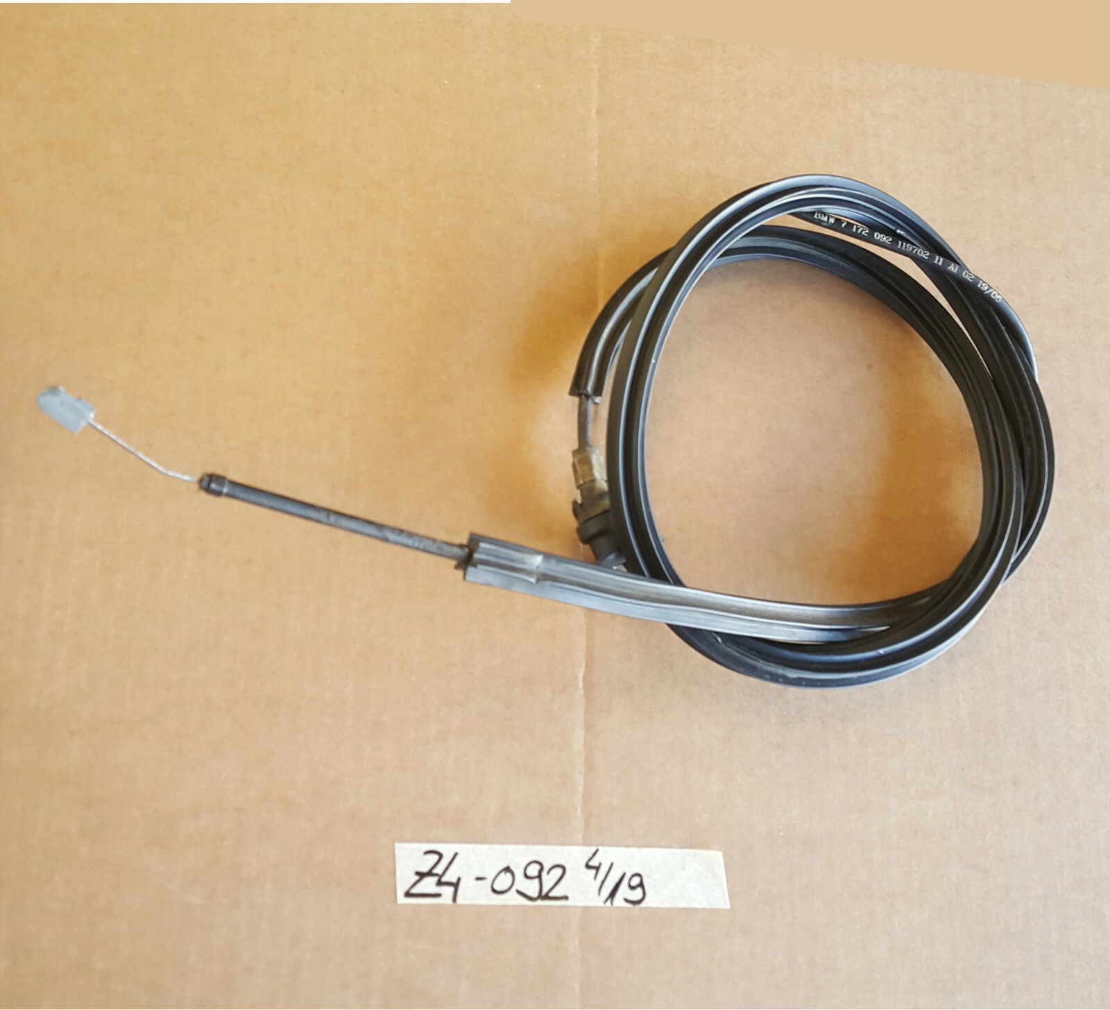 BMW Z4 E85  E86 Seilzug Motorhaube Haubenzug Betätigung Frontklappe 7172092 – Bild 1