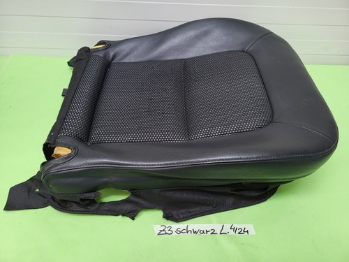 BMW Z3 Roadster Fahrer Sitz Kissen Unterteil Kunst Leder schwarz black  LINKS – Bild 3