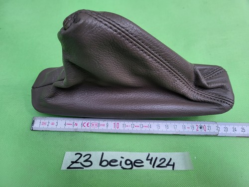 BMW Z3 Roadster Coupe Abdeckung für Handbremshebel Leder Sack Handbremse Beige – Bild 2