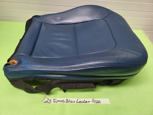 BMW Z3 Roadster Fahrer Sitz Polster Kissen Unterteil Leder Blau OHNE Sitzheizung – Bild 6