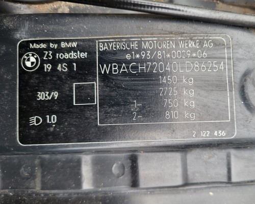 BMW Z3 Facelift Heckstoßstange Stoßfänger HINTEN Heckschürze Schwarz ABHOLUNG – Bild 11