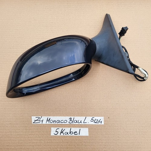 BMW  Z4 E85 E86 Seiten Außen Spiegel rechts ODER links Monaco blau A35 ABHOLUNG – Bild 1