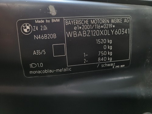 BMW  Z4 E85 E86 Seiten Außen Spiegel rechts ODER links Monaco blau A35 ABHOLUNG – Bild 10