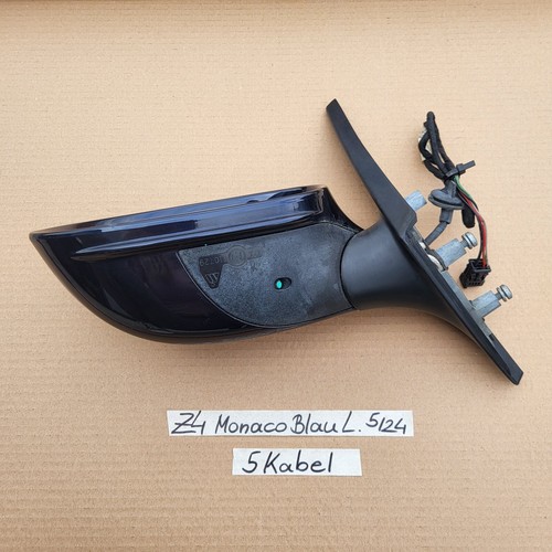 BMW  Z4 E85 E86 Seiten Außen Spiegel rechts ODER links Monaco blau A35 ABHOLUNG – Bild 2