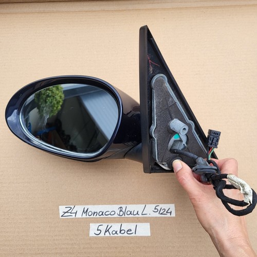 BMW  Z4 E85 E86 Seiten Außen Spiegel rechts ODER links Monaco blau A35 ABHOLUNG – Bild 3