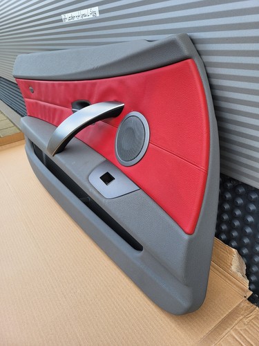 BMW Z4 E85 E86 Fahrer Türverkleidung LINKS Leder Oregon rot grau – Bild 4