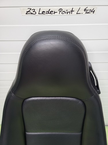BMW Z3 Roadster Fahrer Sitz Oberteil  Leder schwarz Rücken Lehne OHNE Heizung – Bild 8