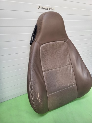 BMW Z3 Beifahrer Sitz Oberteil Leder beige Rücken Lehne Bezug RECHTS – Bild 3